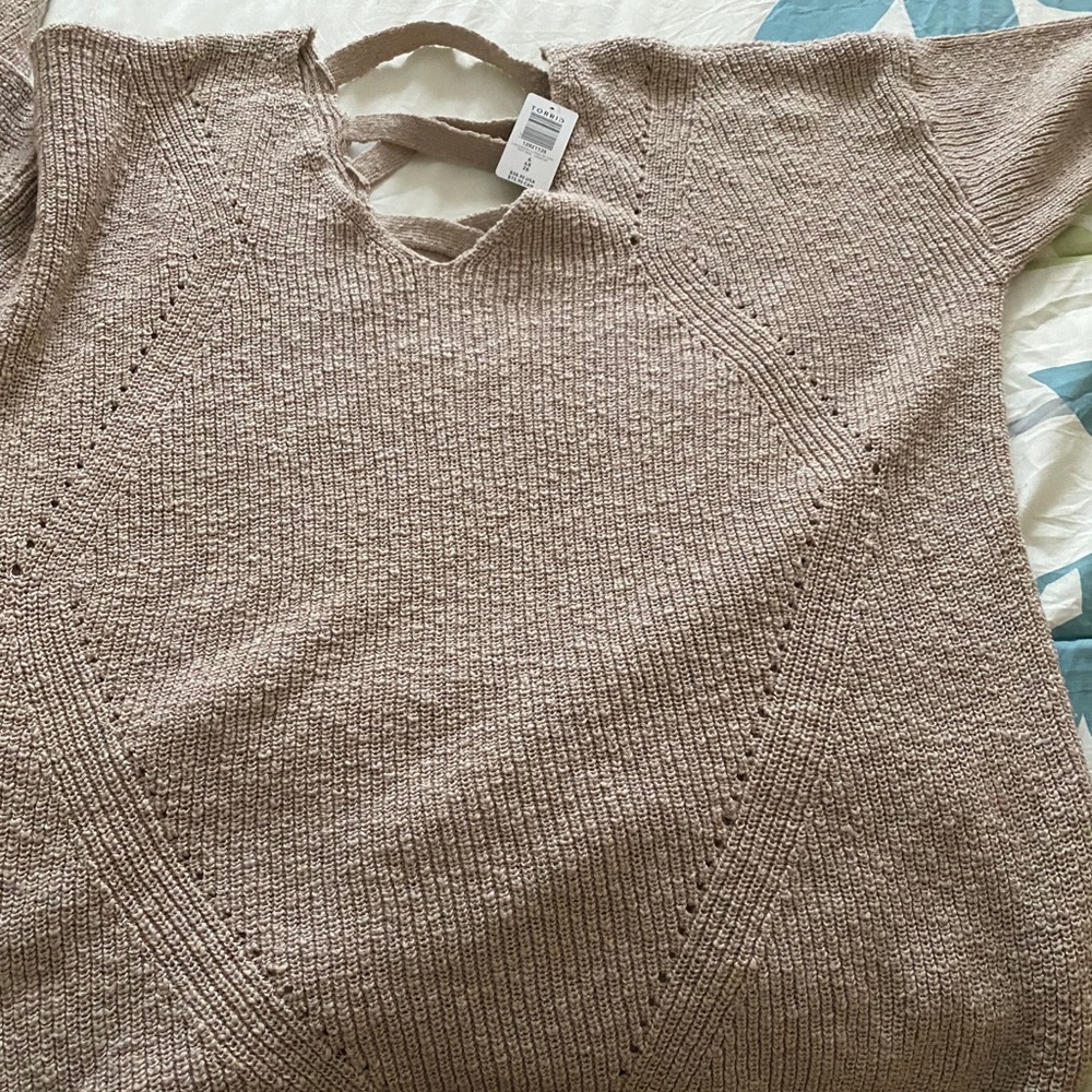 Torrid beige/ nude sweater size 4